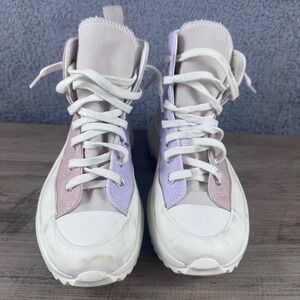 Converse Run Star Hike Womens 5 Lavender Pink Colorblock Platform Sneakers A0158